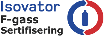 Logo av Isovator, F-gass Sertifisering